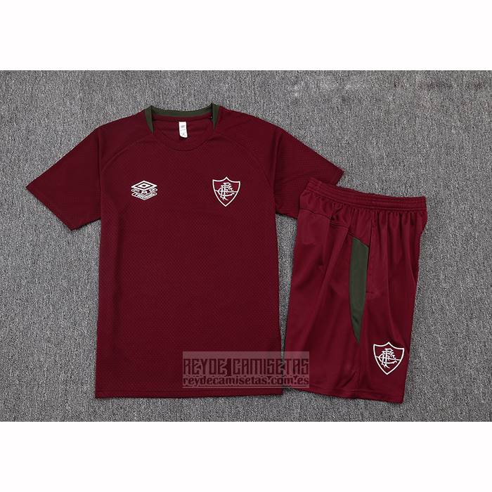 Chandal del Fluminense Manga Corta 2025-2026 Rojo - Pantalon Corto